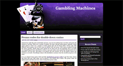 Desktop Screenshot of gamblingmachines.info