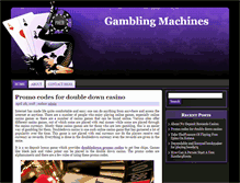 Tablet Screenshot of gamblingmachines.info